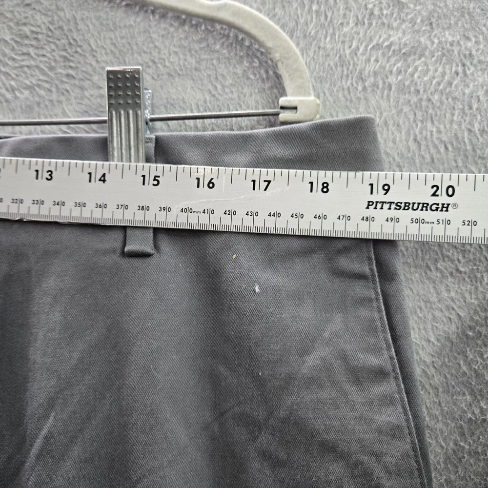 Dockers Men Pants 38X31 Gray Khakis Twill Button 31